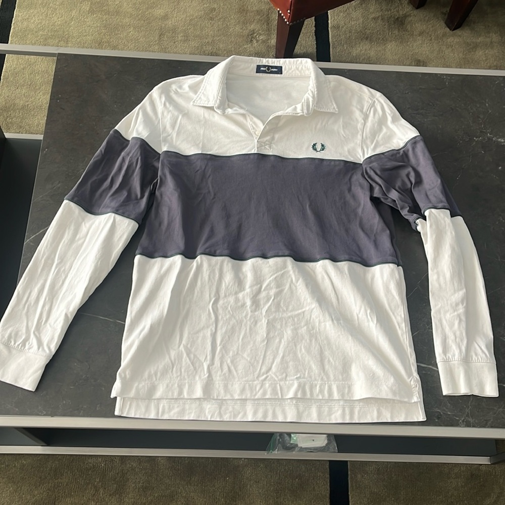 Fred Perry polo long sleeve size L. Good condition